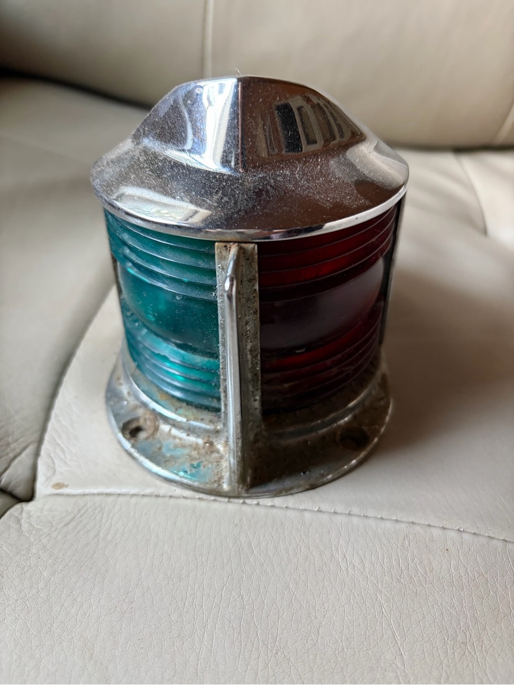 Vintage boat light Green & Red Nautical Marker Light